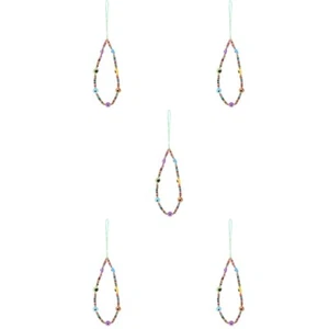 5 Pack Mobilkette Des Teufels Augen Handgelenkskette Handy Lanyard Mit Perlen - Zdjęcie 1 z 12