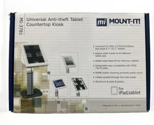 Mount-it! MI-3781 Anti-Theft Tablet Kiosk with Countertop and Wall Mount Base - Picture 1 of 7