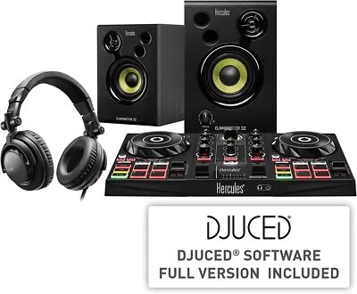 Hercules DJLearning Kit Complete DJ System for Beginners - Image 1 of 4
