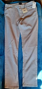 Mens Stone grey Chinos Trousers Size W31 L32 ASOS New with tags - Picture 1 of 2