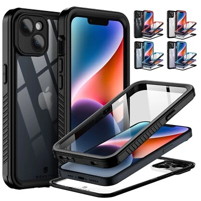 Waterproof Case For iPhone 14 Pro Max Plus Life Shockproof with Screen Protector - Image 1 of 4