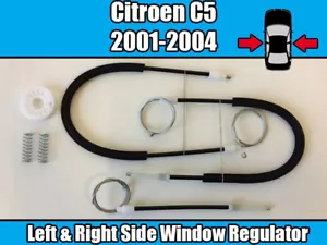 Window Regulator Repair Kit For Citroen C5 HB 01-04 5D Front Left Right - Picture 1 of 1