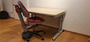 Kinderschreibtisch Schülerschreibtisch neigungs- & höhenverstellbar / Stuhl - Bild 1 von 4