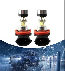 2x H8 H11 H16 6000K White 100W High Power LED Fog Light Driving Bulb - Picture 1 of 6