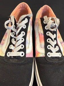 Vans Off Wall wms sz 8 pink tie dye with black and white - Picture 1 of 10