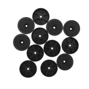 12 Pcs Amplifier Plastic Feet Speaker Isolation Pad Noise Cancelling Turntable - Picture 1 of 12