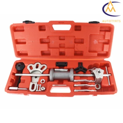 17 Slide Hammer Dent Puller Tool Kit Wrench Adapter Axle Bearing Hub Auto Kits - Image 1 of 4