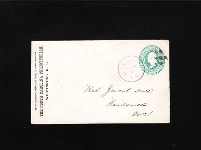 NEWSPAPER North Carolina Presbyterian Wilmington Circa 1878 Cover PSE Entire Ð - Image 1 of 2