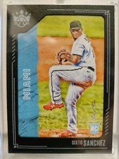 2021 Diamond Kings Black Border 1/1 Sixto Sanchez RC Stunning!