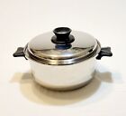 Multi Core All Purpose Cooker 4 Quart Stock Pot Pan 5-Ply Stainless Made In Usa