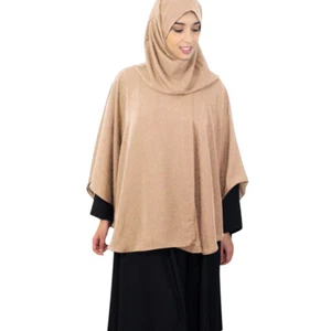 One Piece Abaya Khimar Muslim Women Overhead Hijab Kaftan Islamic Prayer Dress - Picture 1 of 64