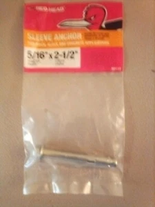 Red Head Sleeve Anchor 5/16"x2-1/2" Sold each (M4) - Picture 1 of 1
