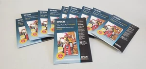 Epson Value Photo Paper Glossy 200 Sheets 4x6" S400034 Lot Of 10 Packs Of 20 New - Picture 1 of 3
