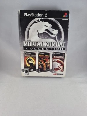 Mortal Kombat Kollection (Sony PlayStation 2, 2008) PS2 Complete Bundle Set - Image 1 of 4