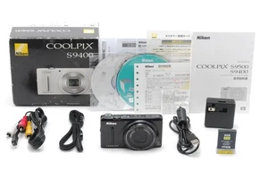 [TOP MINT] Nikon COOLPIX S9400 Black 18MP Digital Camera English Language Japan - Picture 1 of 9