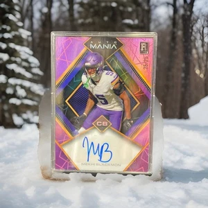 MEKHI BLACKMON RC #7 /25 AUTO WILD CARD AUTO MANIA PRO FOOTBALL LOOK 2023 - Picture 1 of 2