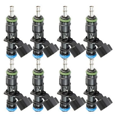 FUEL INJECTORS SET OF 8 FOR 2019-2022 RAM 1500 2020-2022 JEEP GRAND CHEROKEE V8 - Image 1 of 4