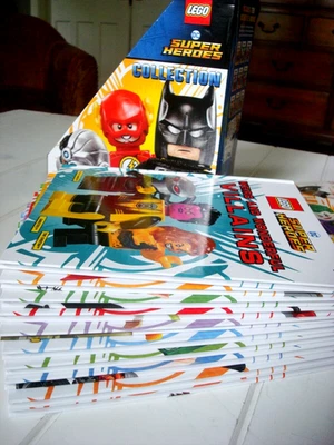 10 PC EUC Lego DC Super Heroes Collection LOT Set 10 Books NO Minifigure HC NICE - Image 1 of 4