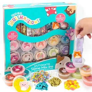 Ultimate Slime Mix'Ins, 10-Pack, Glitter & Cloud Slime, 8 Fun Add Ins, Pre-Ma... - Picture 1 of 7