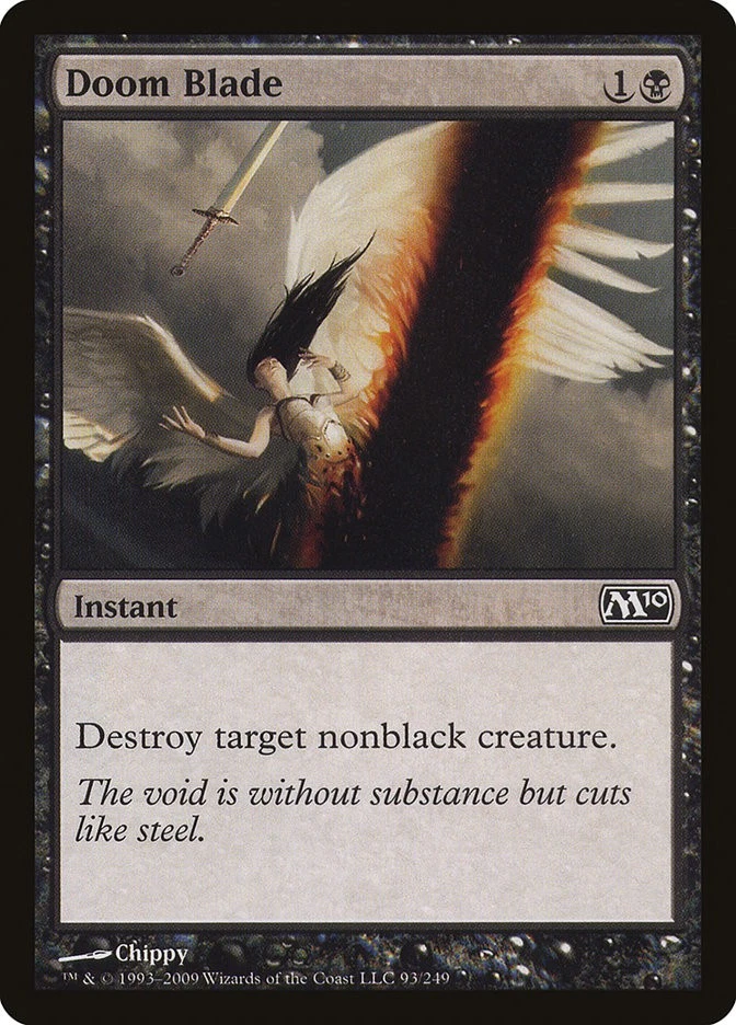 MTG Doom Blade  - Magic 2010 #093 - Image 1 of 1