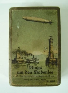 Antikes Kartenspiel Rings um den Bodensee vor 1945 - Bild 1 von 10