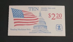 US Stamps, 22 cents Flag Over Capitol, BK145. MNH. Plate #3. Free Shipping! - Picture 1 of 3