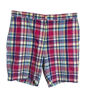 Pantalones Cortos Polo Golf Ralph Lauren Para Hombre Calce Eslabones A Cuadros Talla 36 Preppy Dinero Antiguo Foto 1 de 4