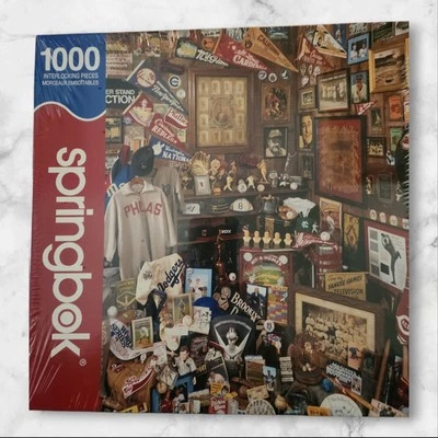 Springbok Collectors Closet Vintage Baseball Puzzle 1000 Piece factory USA 30x24 - Image 1 of 4