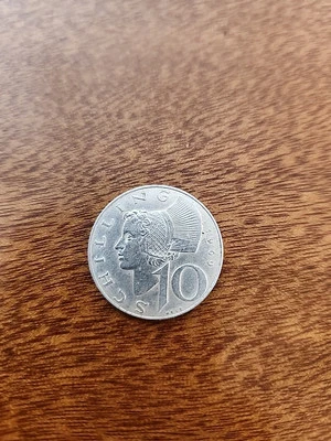 1969 Austria 10 Schilling Silver Coin - Image 1 of 2