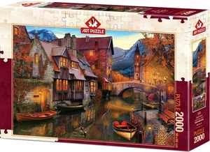 NUEVO Rompecabezas Artístico 2000 Piezas Rompecabezas 15+ Edades Canal Homes - Imagen 1 de 2