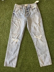 NWT Altar’d State Light Denim Button fly Jeans Sz 25 - Picture 1 of 6