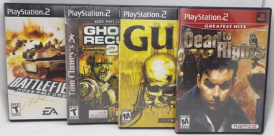 PS2 War/Shooting Game Bundle of 4: Dead to Rights, Gun, Ghost Recon 2, Etc... - Image 1 of 4