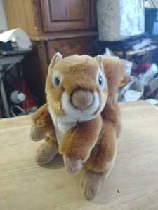Adorable / Cute Plush Golden Brown Squirrel  7" by Save Our Space-Squirrel's! - Picture 1 of 11