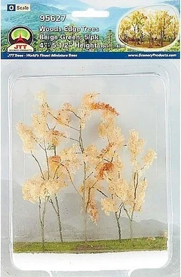 JTT Scenery Products #95627 Woods Edge Trees Beige Green 5 Pack - 4" to 5-1/2" - Image 1 of 2