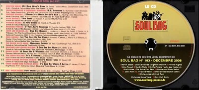 SOUL BAG N°193  [décembre 2008] +  CD PROMO  [ARTISTES DIVERS] ~ [FR] - Photo 1/2