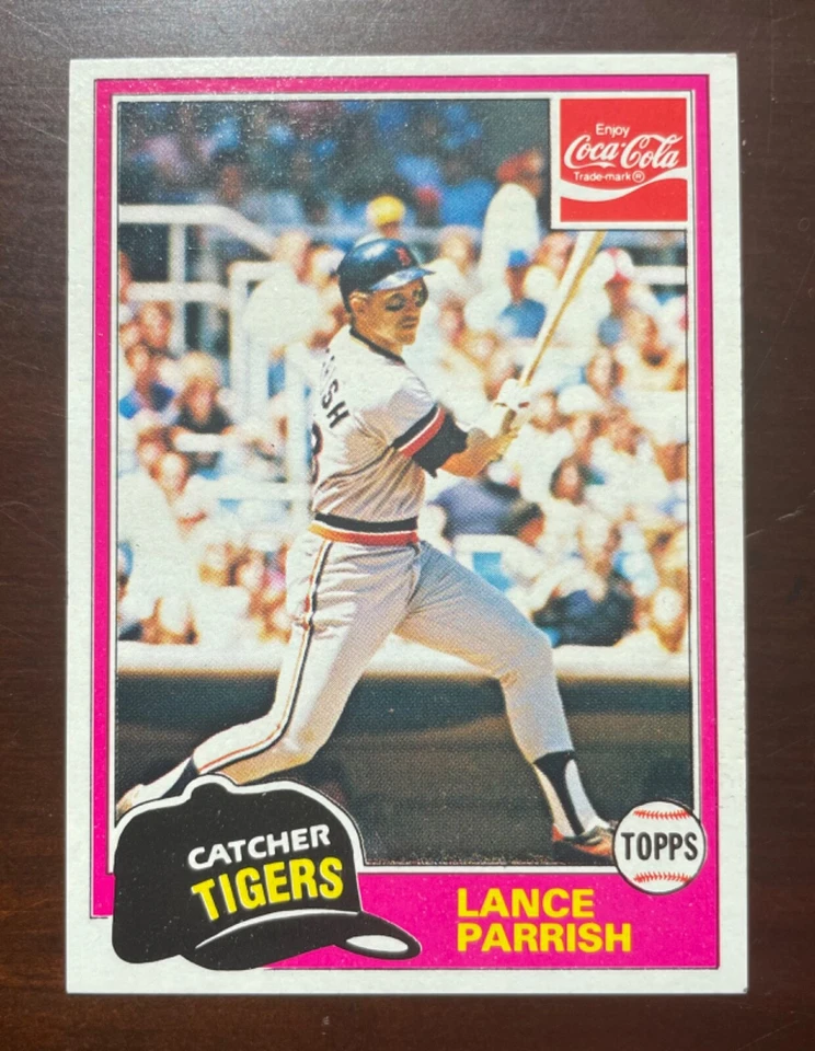 Prototipo Coca Cola 1981 Topps Coca-Cola - #3 Lance Parrish - Tigres * Muy raro Foto 1 de 4