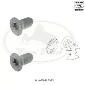 LAND ROVER FRONT OR REAR BRAKE ROTOR BOLT SET x2 M10x20MM LR002080 OEM - Picture 1 of 1