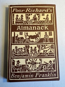 Benjamin Franklin Poor Richard’s Almanack HCDJ Very Good Peter Pauper Press - Picture 1 of 9