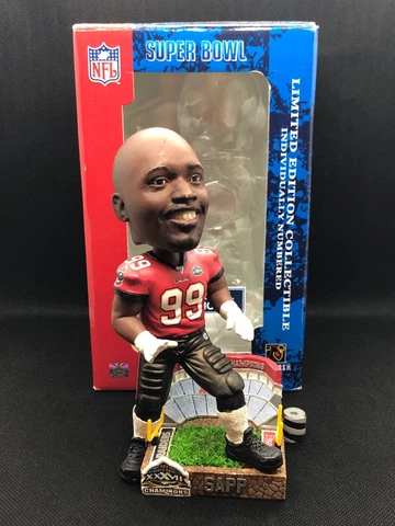 Warren Sapp Tampa Bay Buccaneers Super Bowl Bobblehead Forever Limited /5000 Cover