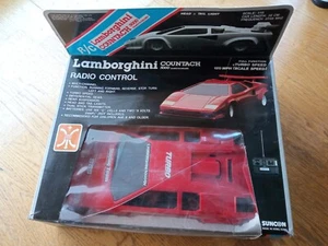 * LAMBORGHINI COUNTACH 5000 RADIO CONTROL 1:18 SUNCON MADE IN HONG KONG - Imagen 1 de 10