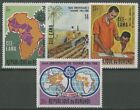 Burundi 1969 Landwirtschaft Schule Landkarte CEPT 480/83 A postfrisch