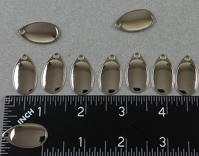 Nickel #2 French Blades 10 Pack .025" Steel then Nickel Plated - Image 1 of 4