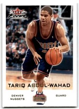 2000-01 Fleer Focus Tariq Abdul-Wahad Basektball Cards #71