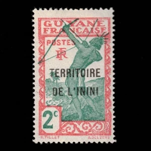 Inini, Scott 2, Stamp of French Guiana, 1932-1940, MH - Picture 1 of 2