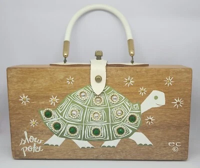 1963 ENID COLLINS  "Slow Poke" Box Bag - Image 1 of 4