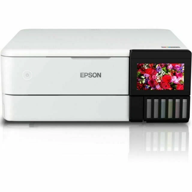 Epson EcoTank Photo ET-8500 All-in-One Printer - White - Image 1 of 1