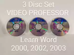 VIDEO PROFESSOR Learn Word 3-CD Lessons Set - 2004 - Picture 1 of 4