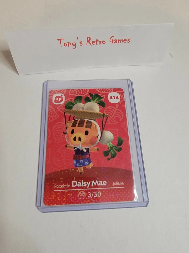!SUPER SALE! DAISY MAE # 414 Animal Crossing Amiibo Card NINTENDO SERIES 5 MINT! - Image 1 of 1