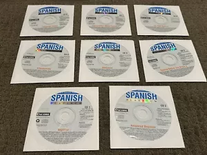 Learn Spanish Now Read Write Encore Platinum Complete 8 CD-ROMs Windows PC / Mac - Picture 1 of 5