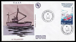 FSAT/TAAF 1986. Sc.124. Ship "Polarbjorn" FDC. Terre Adelie - Picture 1 of 1